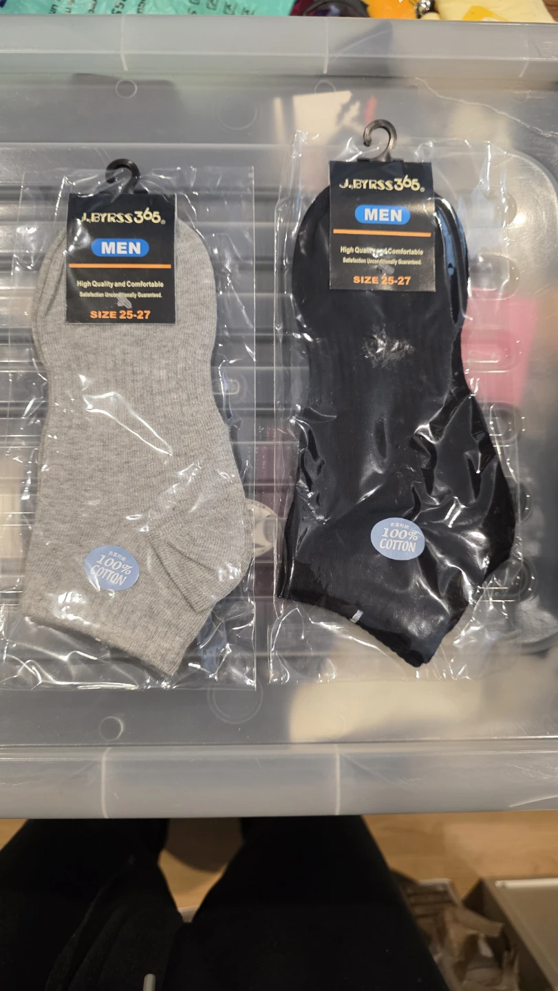 J. Byrss 365 Men's Socks - Size 25-27