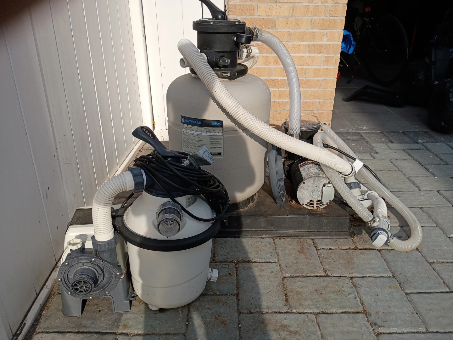Hayward Sand Filter and Intex Pool Pump System - photo 5