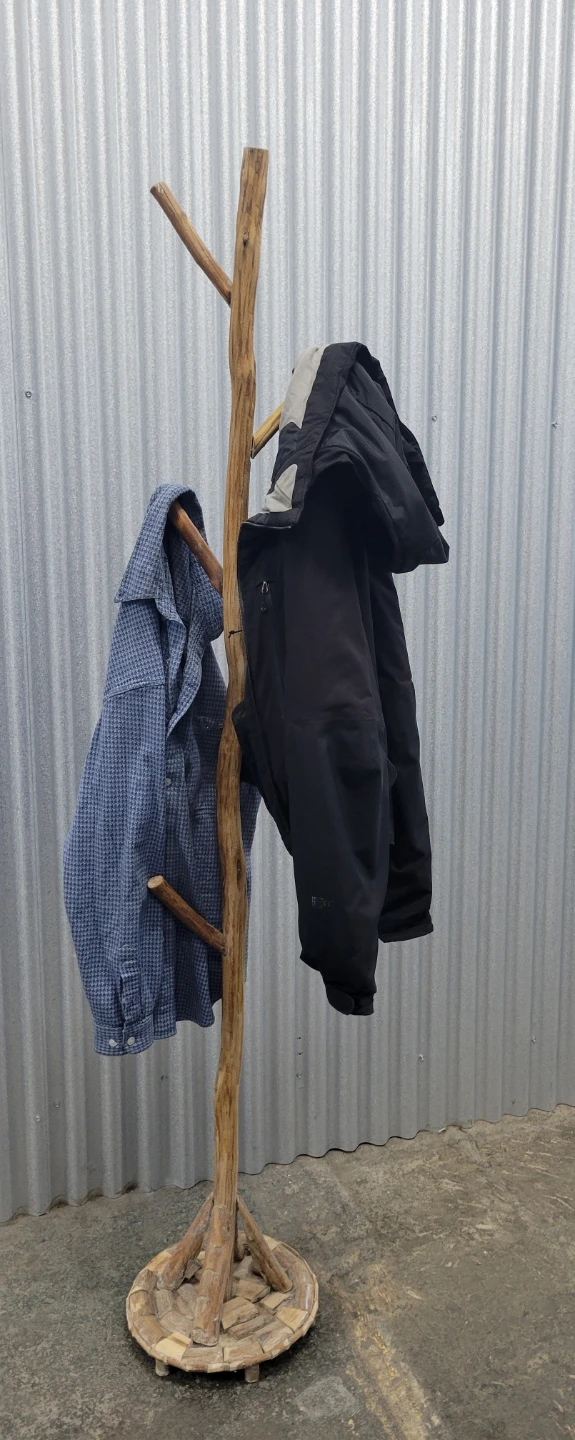 Handmade Rustic Tree Branch Coat Rack