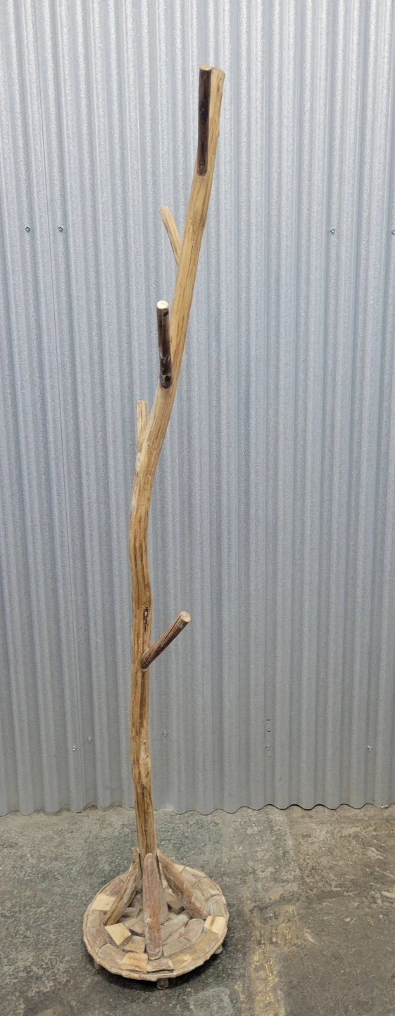 Handmade Rustic Tree Branch Coat Rack - photo 4