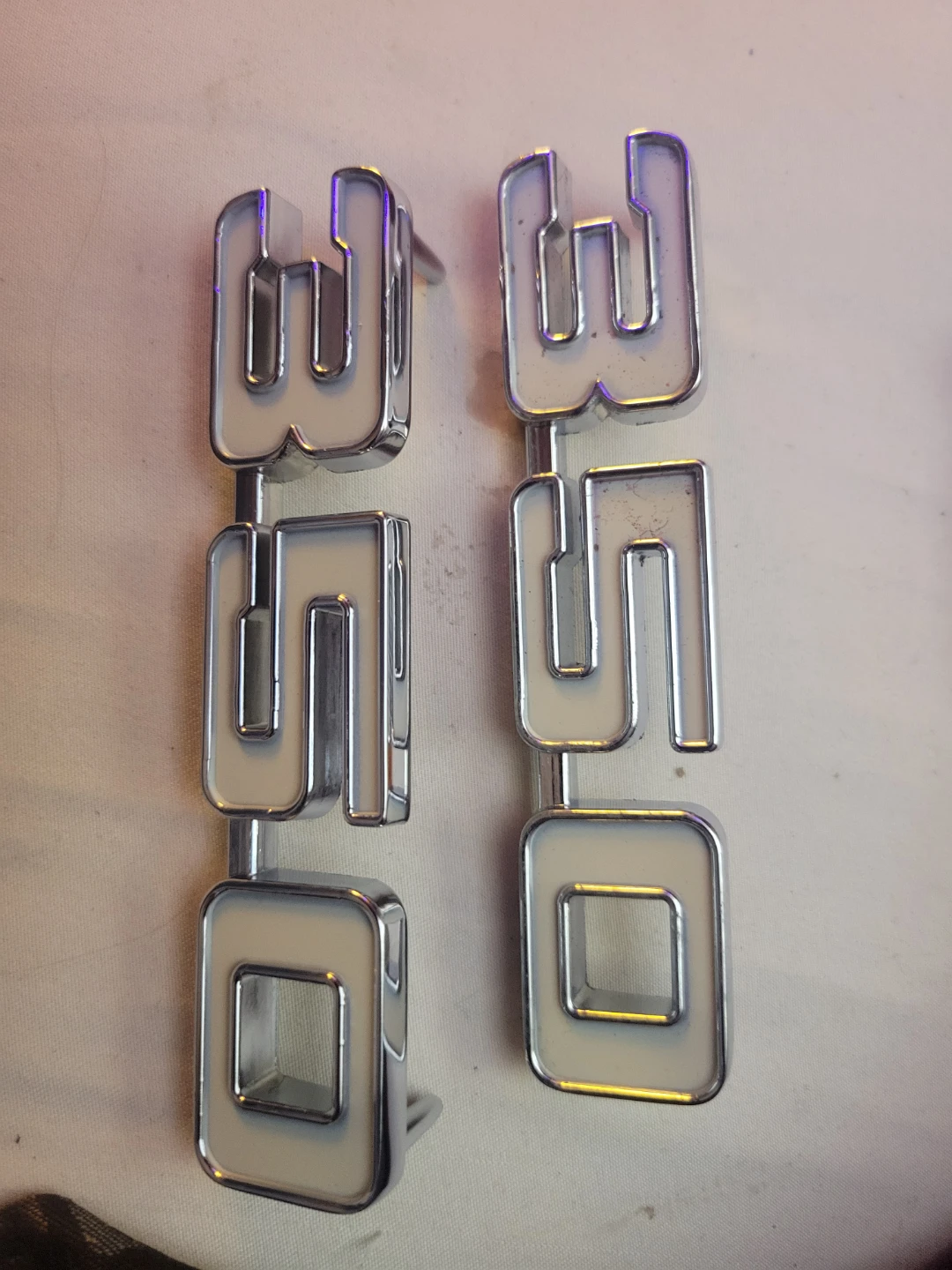 Set of 350 Chrome Emblems
