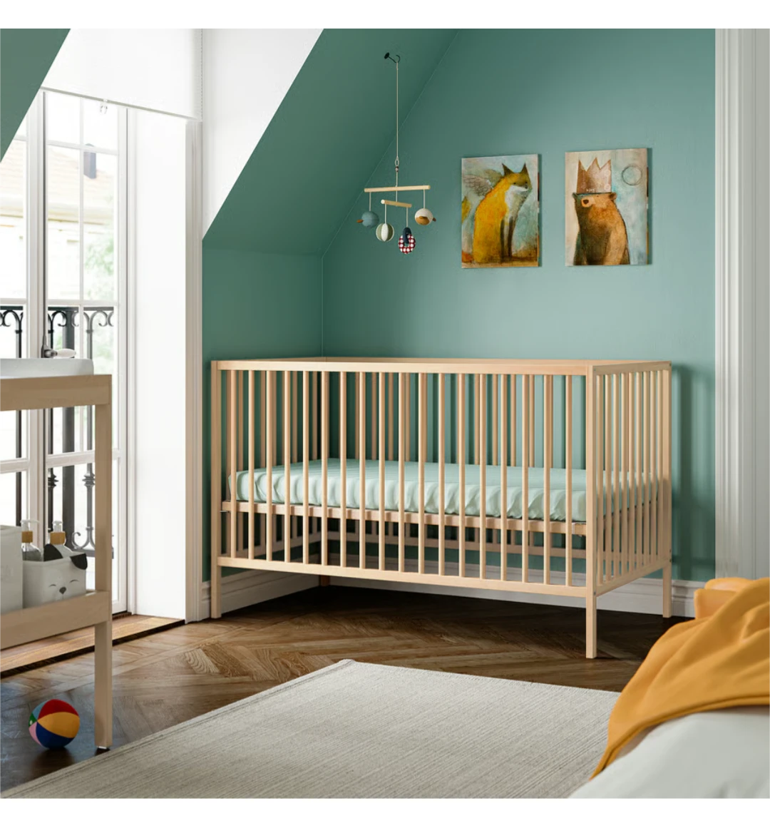 IKEA Sniglar Wooden Baby Crib - photo 4