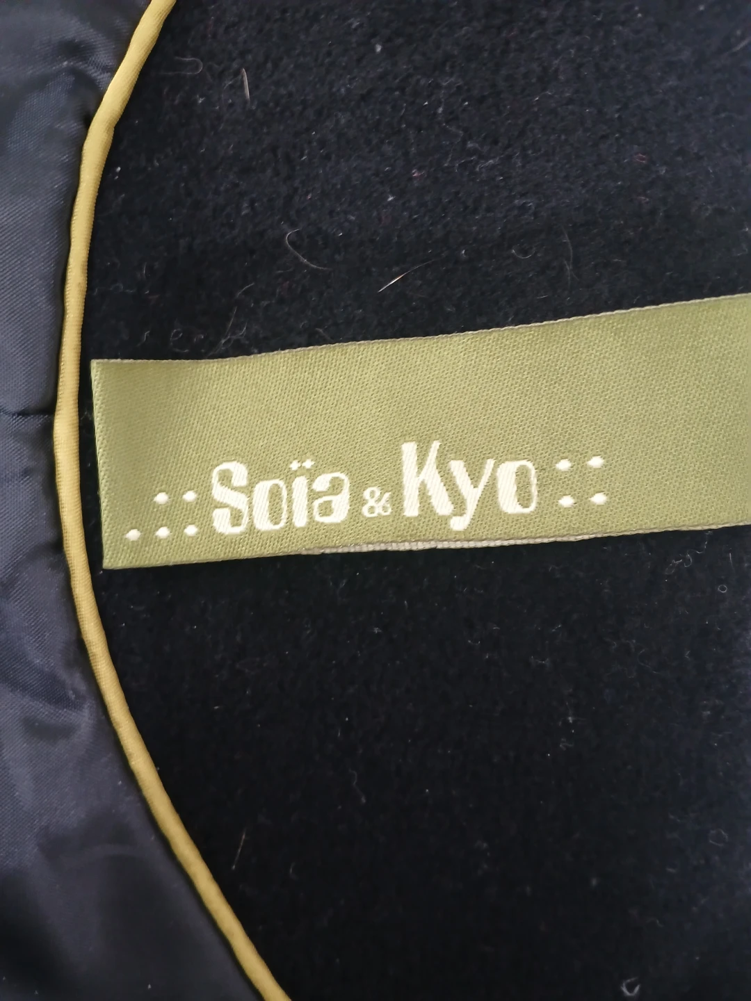 Soia & Kyo Black Wool Blend Coat - photo 4