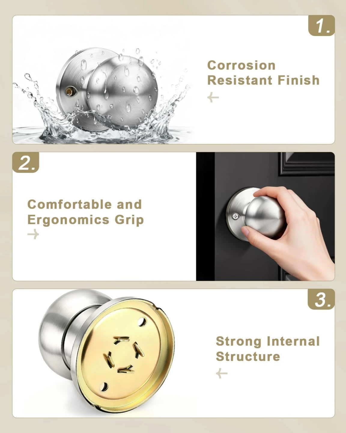 Brand New 10 Pack Dummy Door Knobs For Sale - photo 4