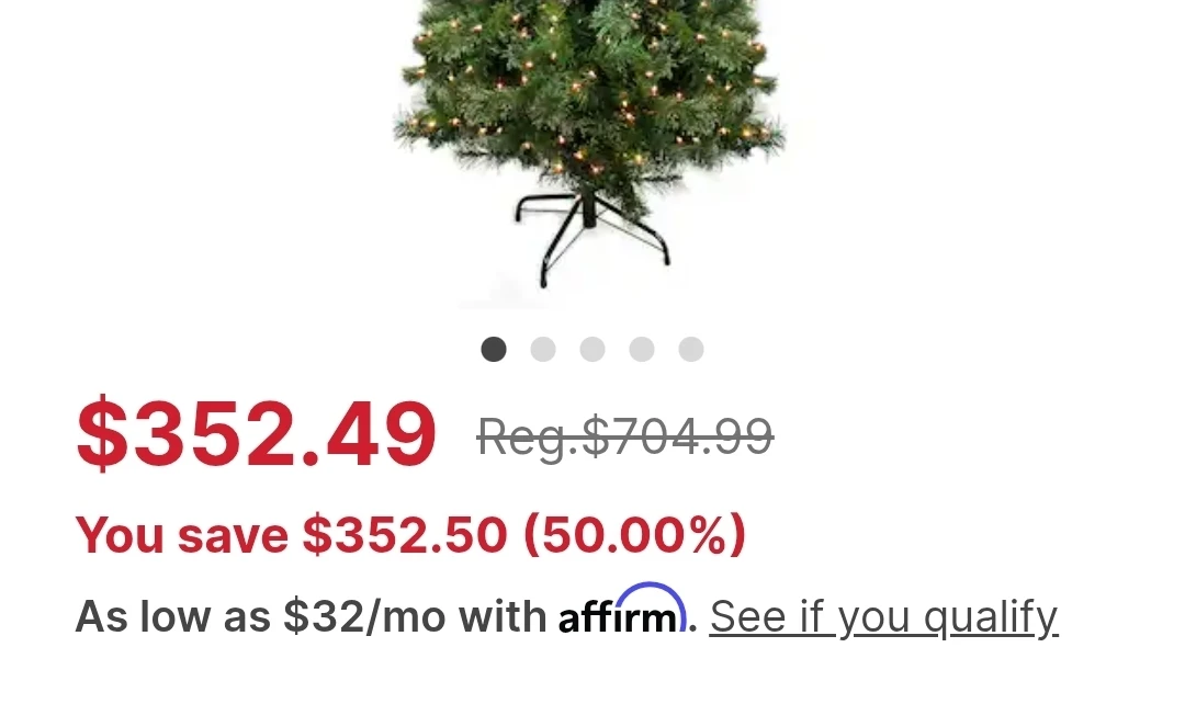 "Jasper" Pre-Lit Cashmere xmas Tree - 7.5 ft - photo 5