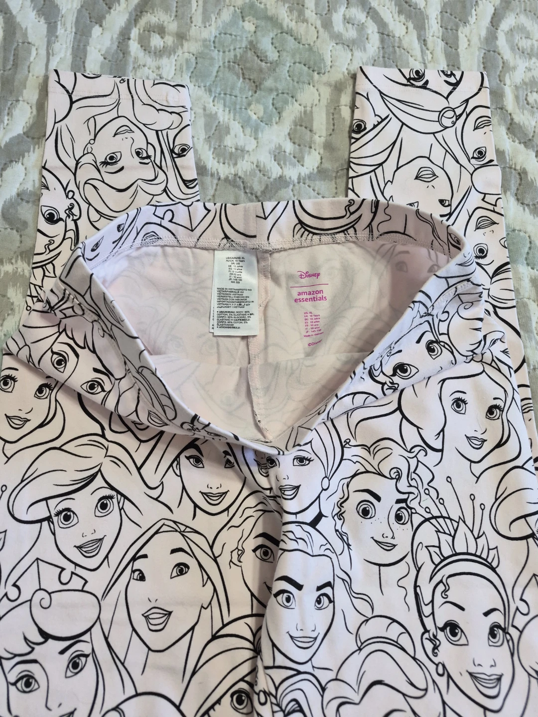 Disney's Princesses Girl's Child Size X Large PJ Pants - photo 3