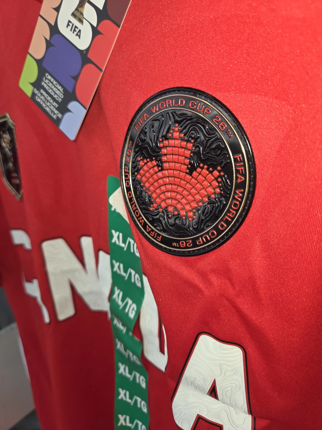 Canada FIFA 2026 World Cup Jersey XL - photo 3
