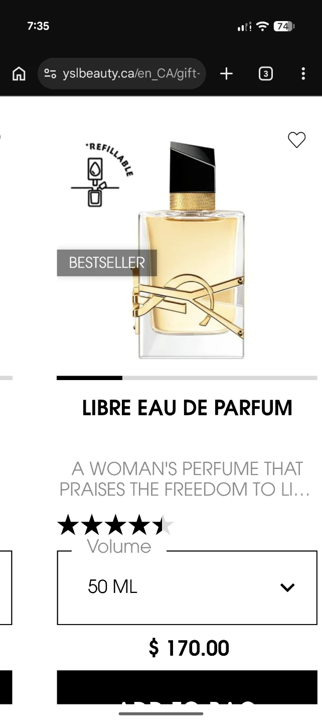 Yves Saint Laurent Libre Eau de Parfum Intense 50 ML - photo 2
