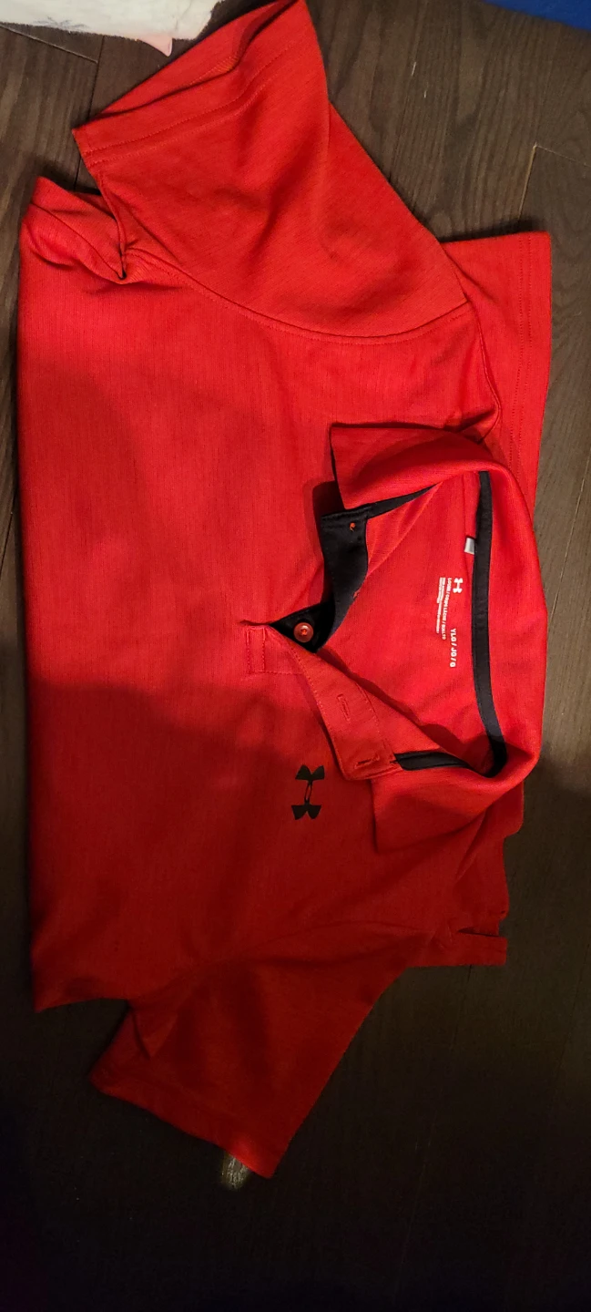 Under Armour Red Polo Shirt