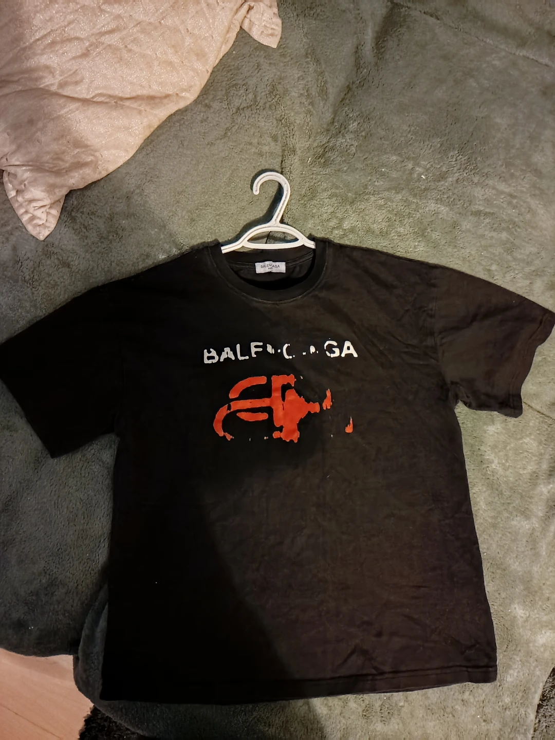 Balenciaga Black Graphic T-Shirt - photo 3