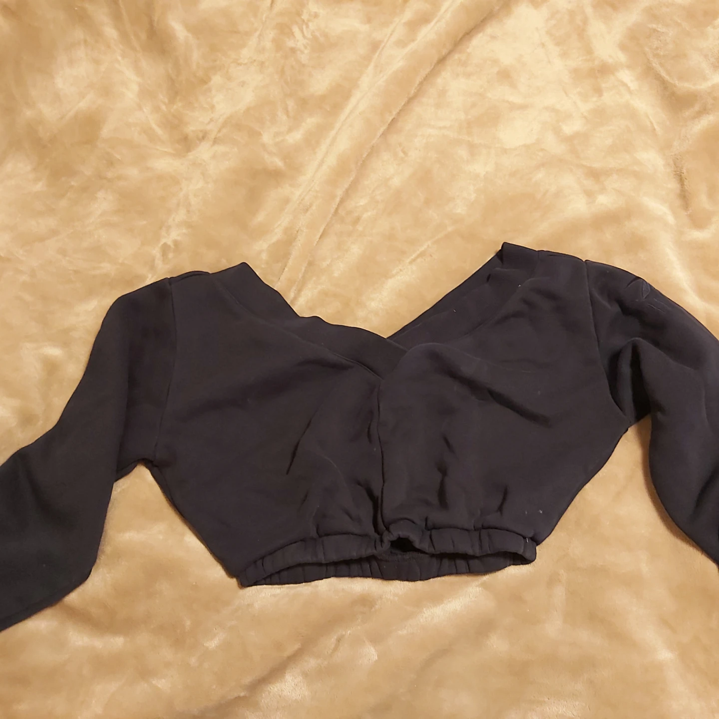 Reebok Black Cropped Cardigan