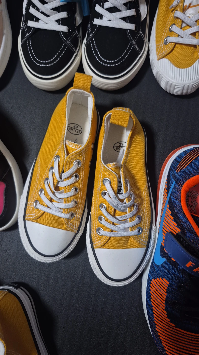 Warrior Sports Kids Canvas Shoes - Yellow