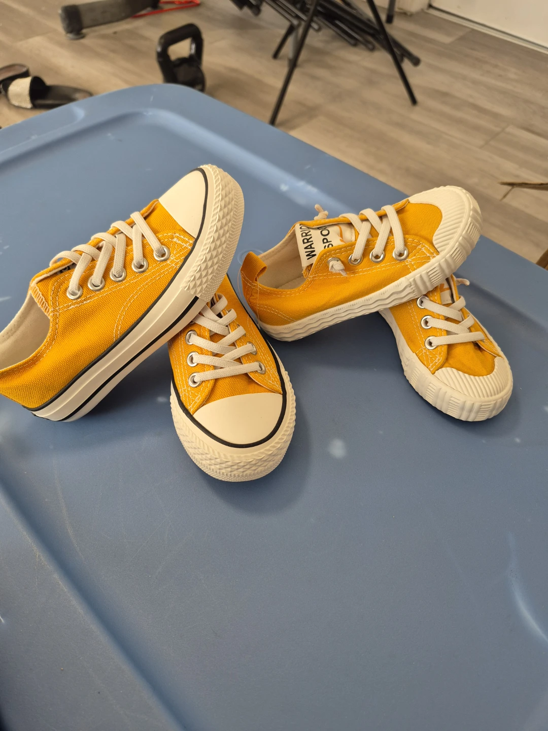 Warrior Sports Kids Canvas Shoes - Yellow - photo 2