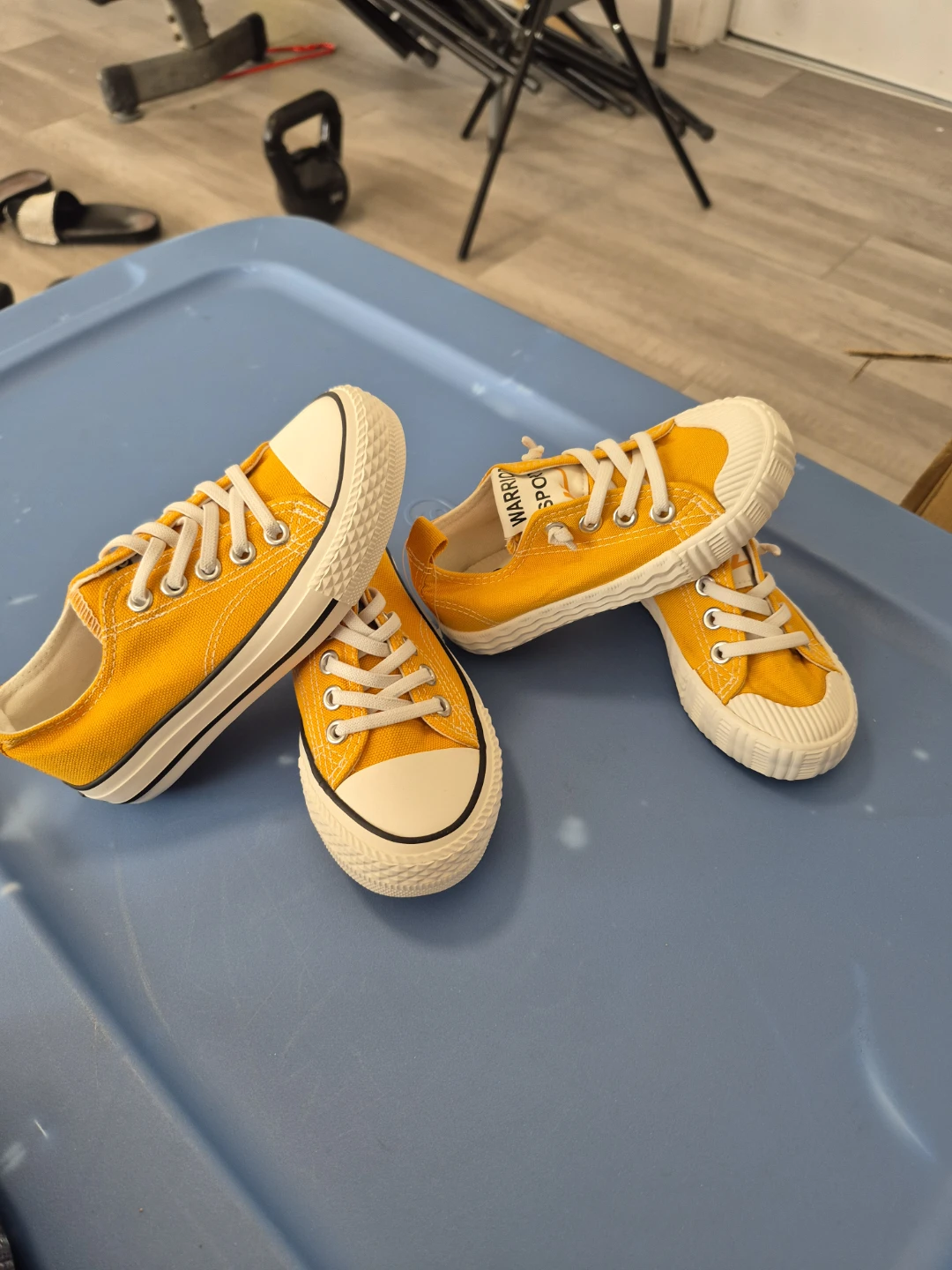 Warrior Sports Kids Canvas Shoes - Yellow - photo 3