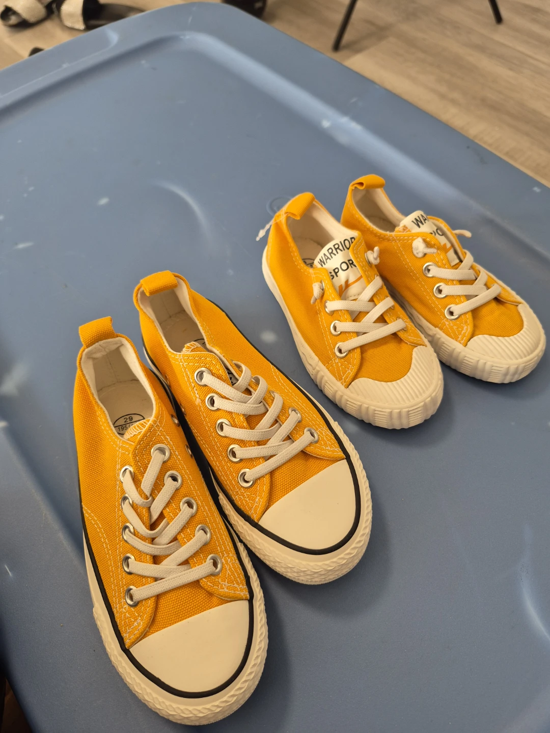 Warrior Sports Kids Canvas Shoes - Yellow - photo 4