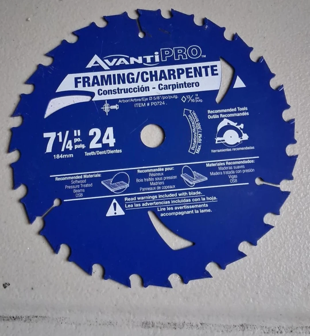 AvantiPRO 7-1/4" Framing Saw Blade