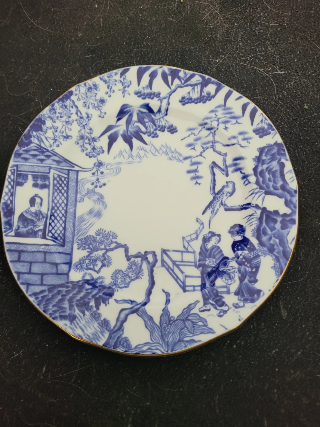 Royal Crown Derby "Mikado", 2 Dessert Plates