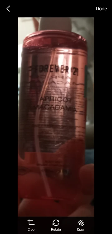 Forever 21 Apricot Macadamia Body Mist