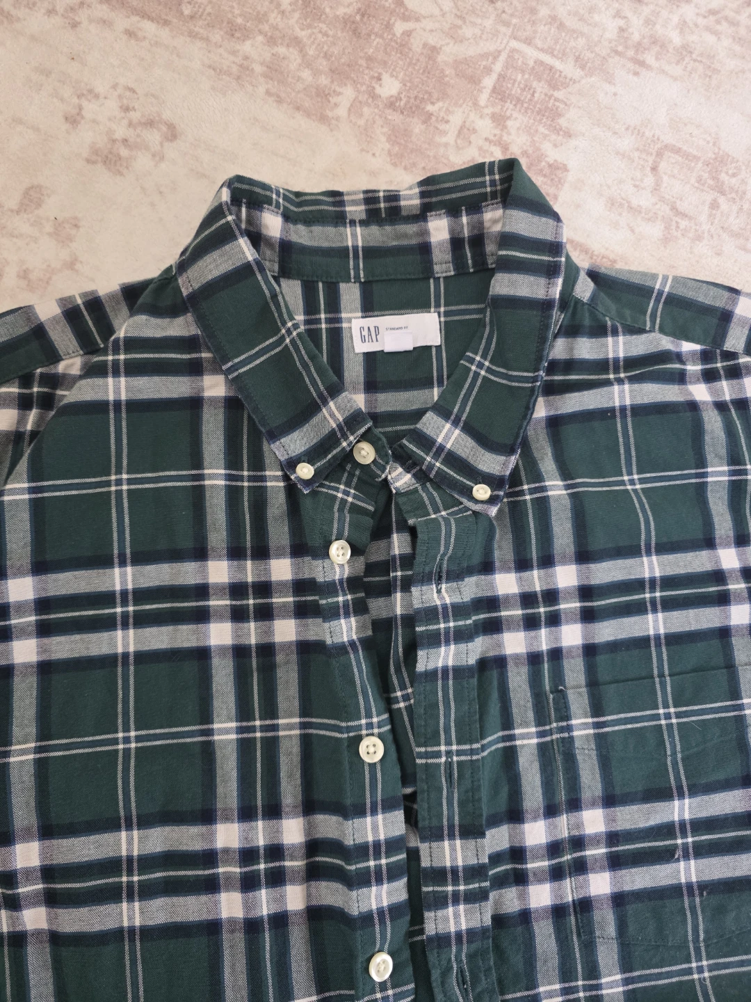 GAP Plaid Button-Down Shirt - photo 2