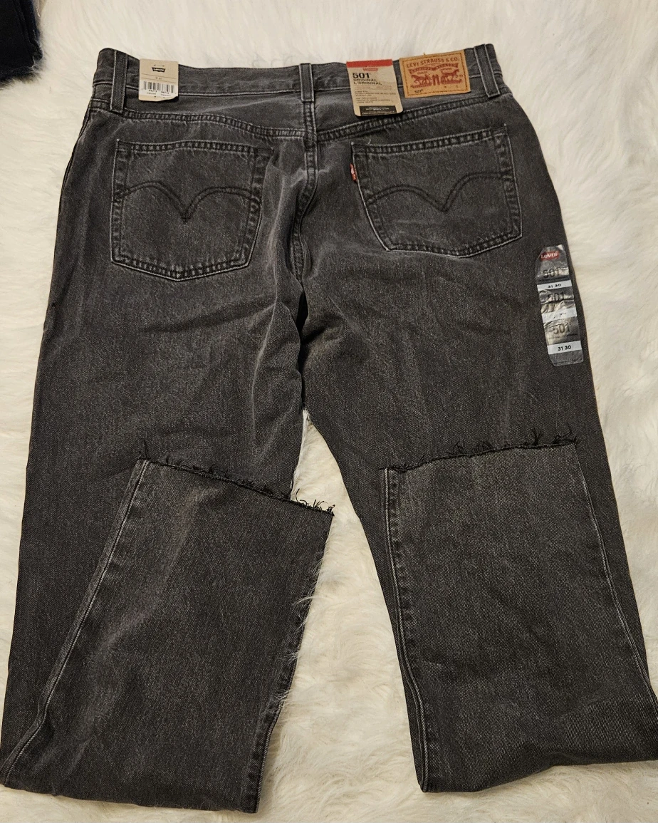 Levi's 501 Original Jeans  Gray  Size 31x30 - photo 4