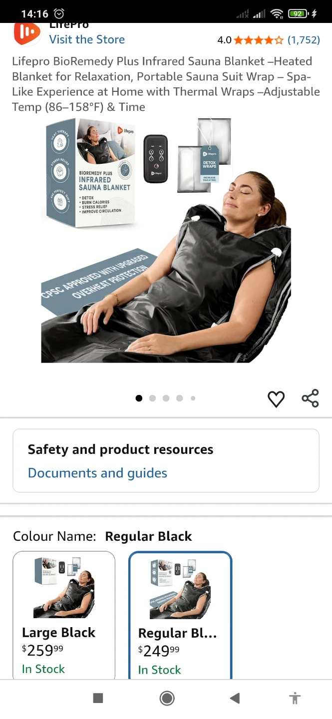 NEW Infrared Sauna Blanket – Heat Pad for Relaxation - photo 2