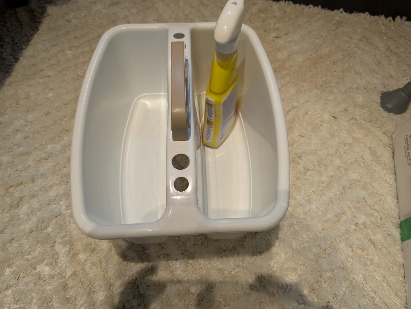 White plastic organizer/ storage - photo 3
