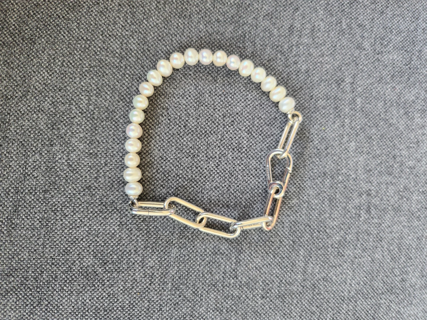 Pandora Pearl and Chain Bracelet - photo 2