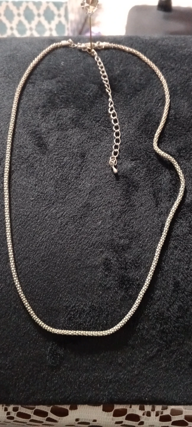 Vintage 🔥 Silver Tone Chain Necklace with Extender
