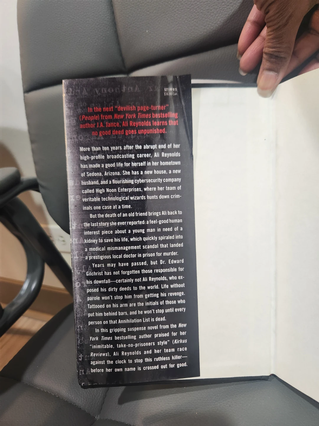 The A List by J.A. Jance Mystery Novel - photo 4