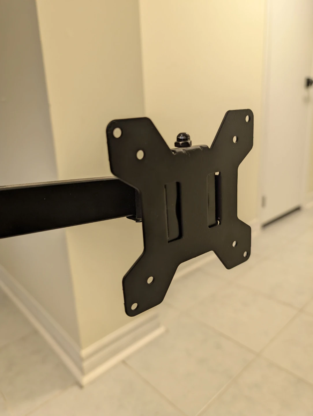 Black Adjustable Monitor Desk Mount Stand - photo 2
