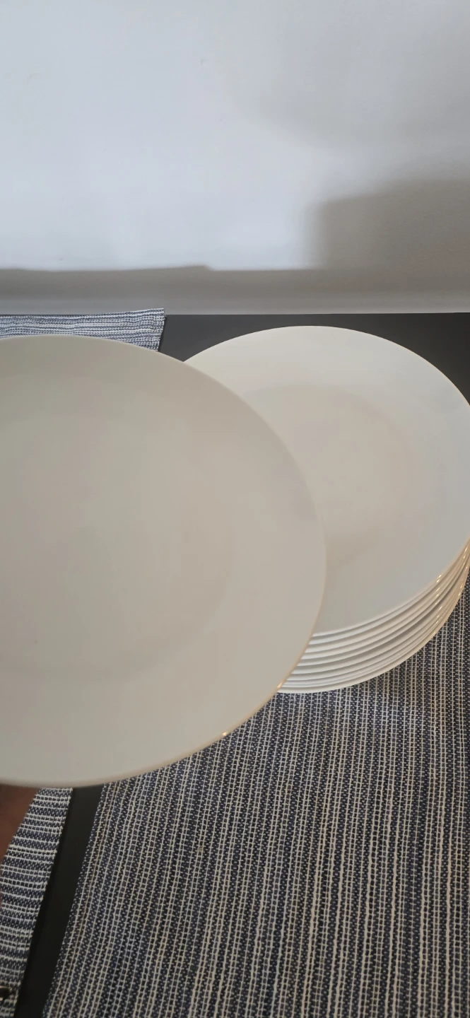 White Dinner Plates (Set of 12) - photo 3