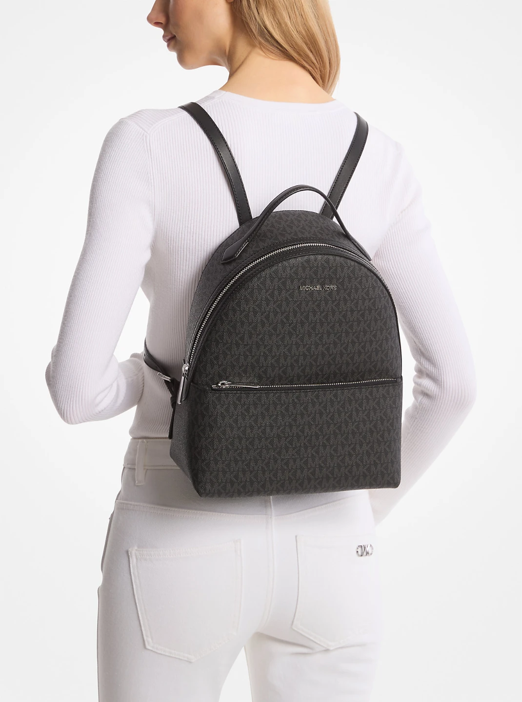 Michael Kors Sheila Medium Backpack - Black - photo 4