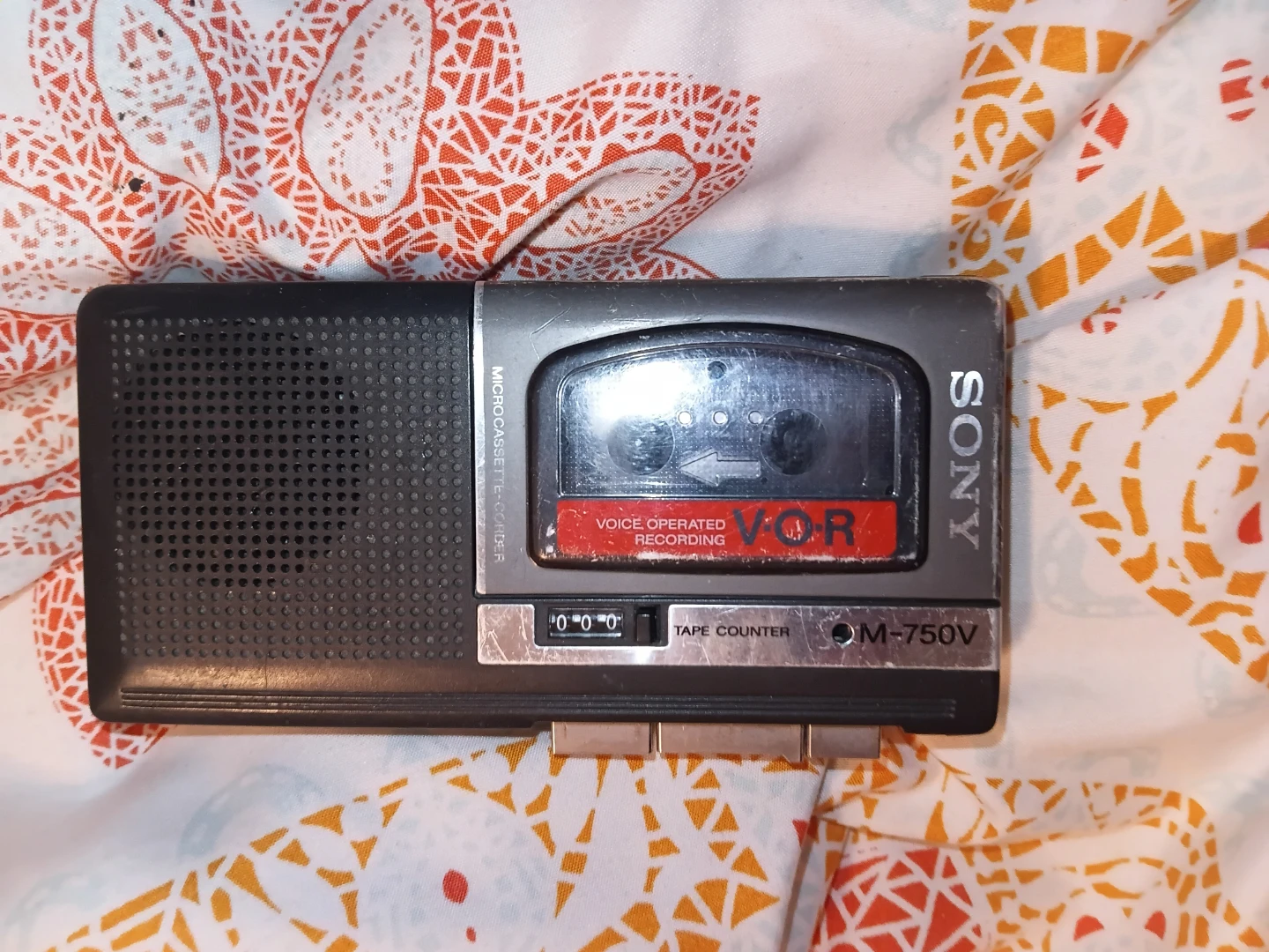Sony M-750V Microcassette Voice Recorder