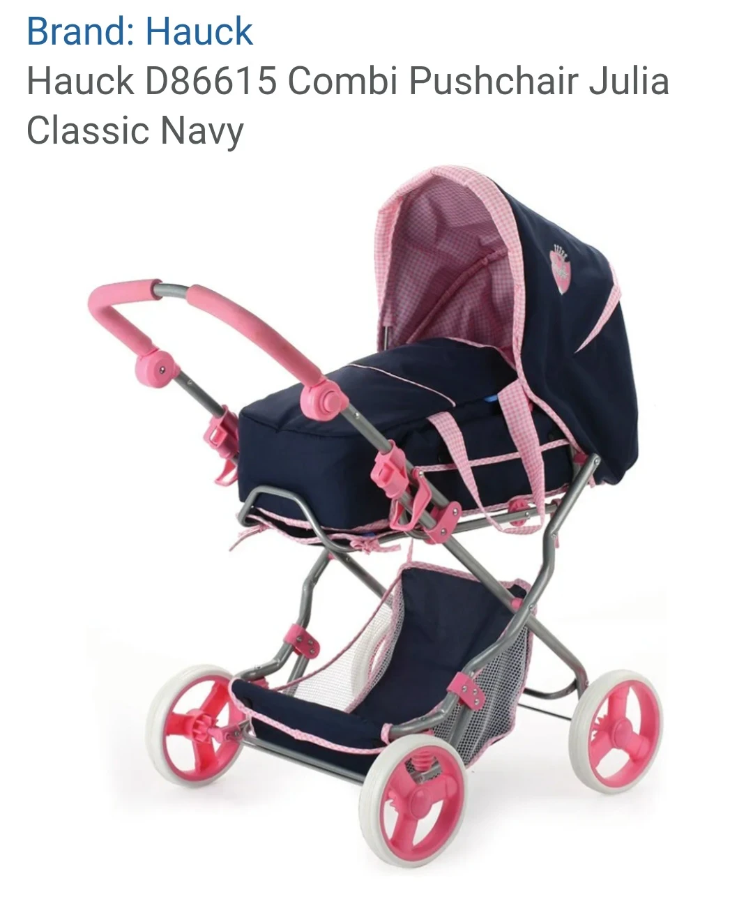 Hauck D86615 Combi Pushchair Julia Classic Navy