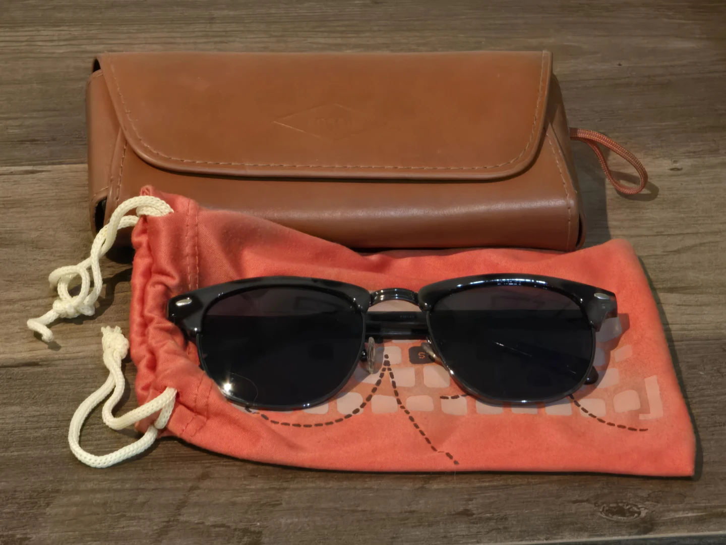 Fossil Sunglasses with Case