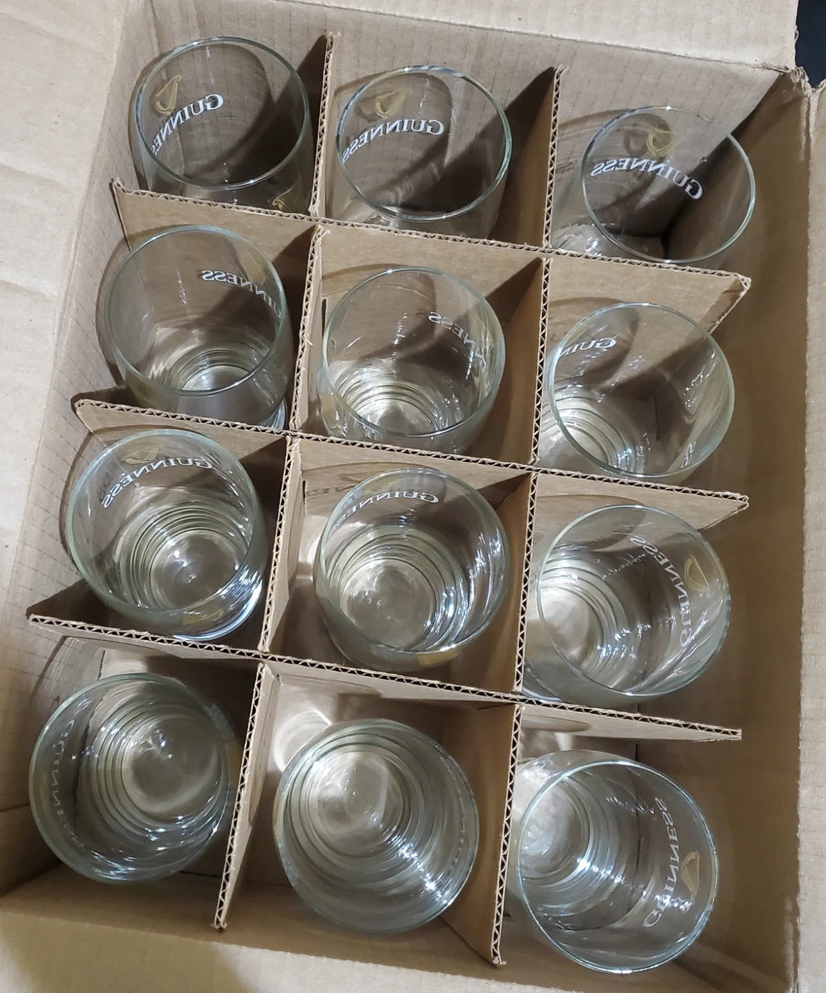 Guinness Pint Glasses - Set of 12