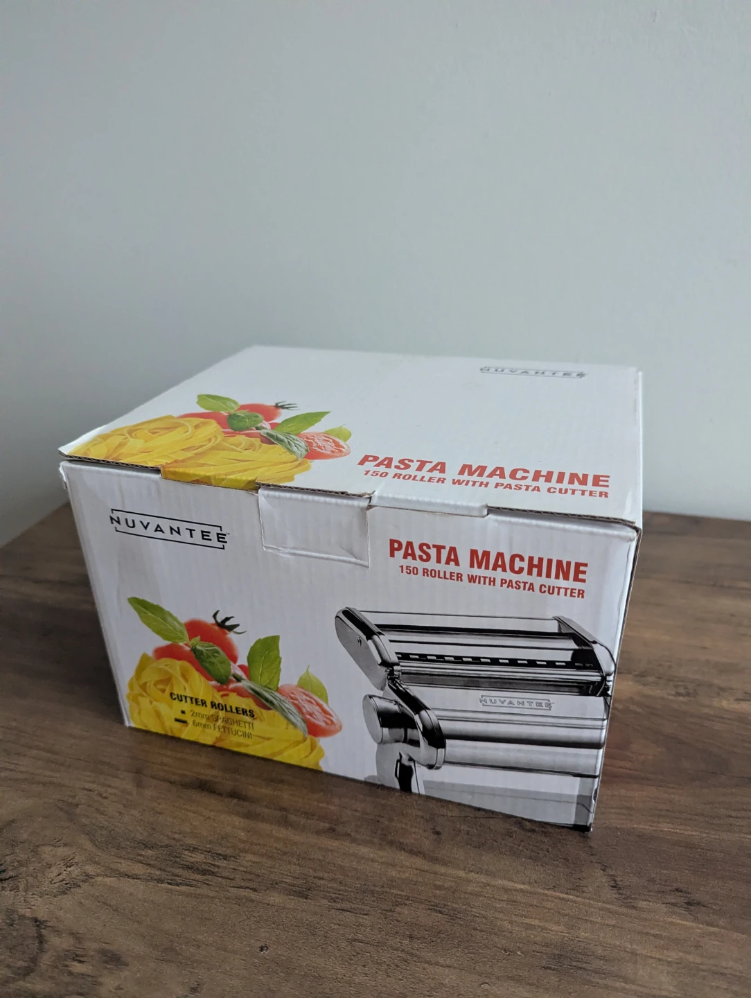 Nuvantee Pasta Machine 150 Roller with Pasta Cutter