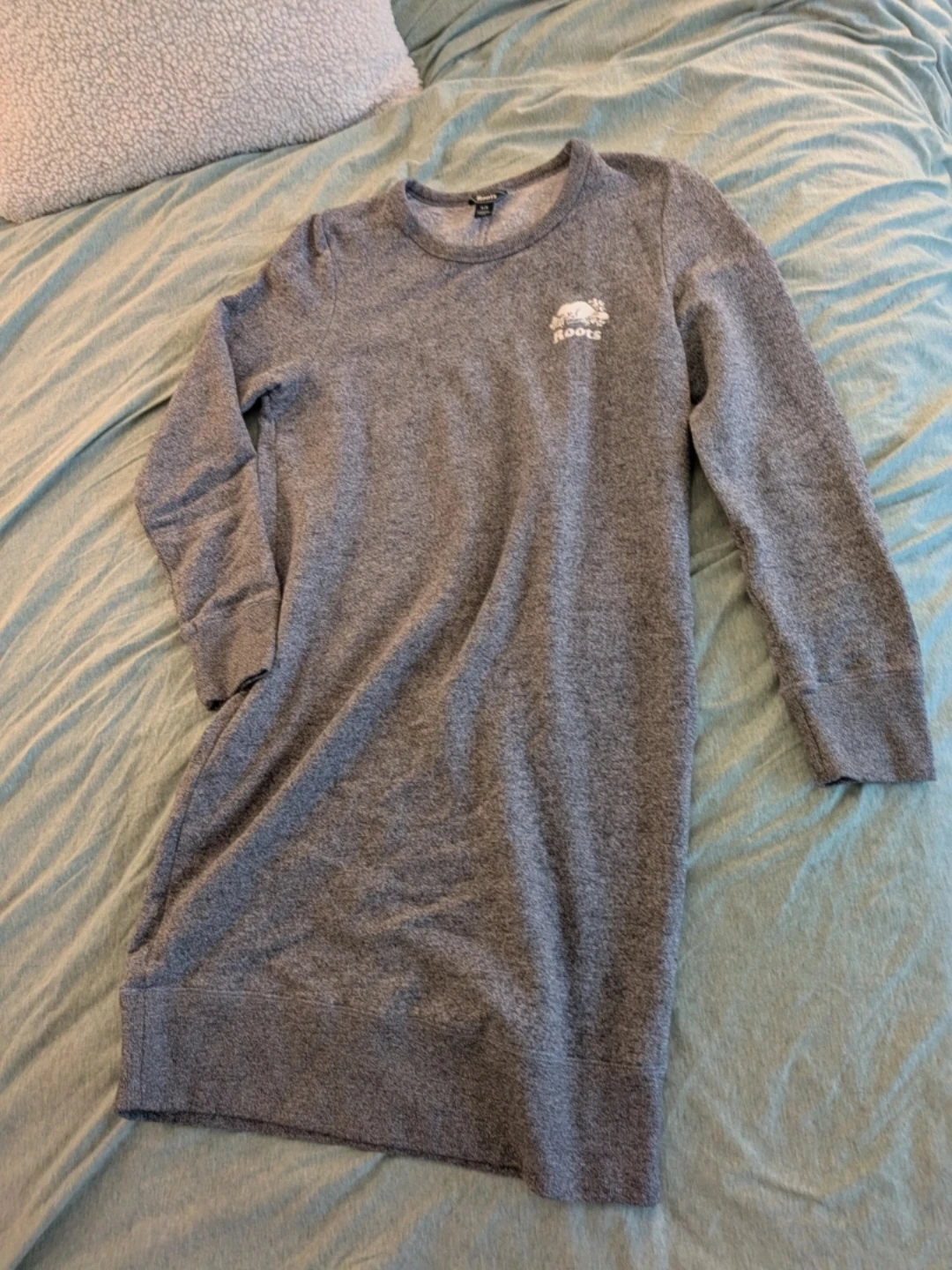 Roots Grey Sweatshirt Dress Size S/P