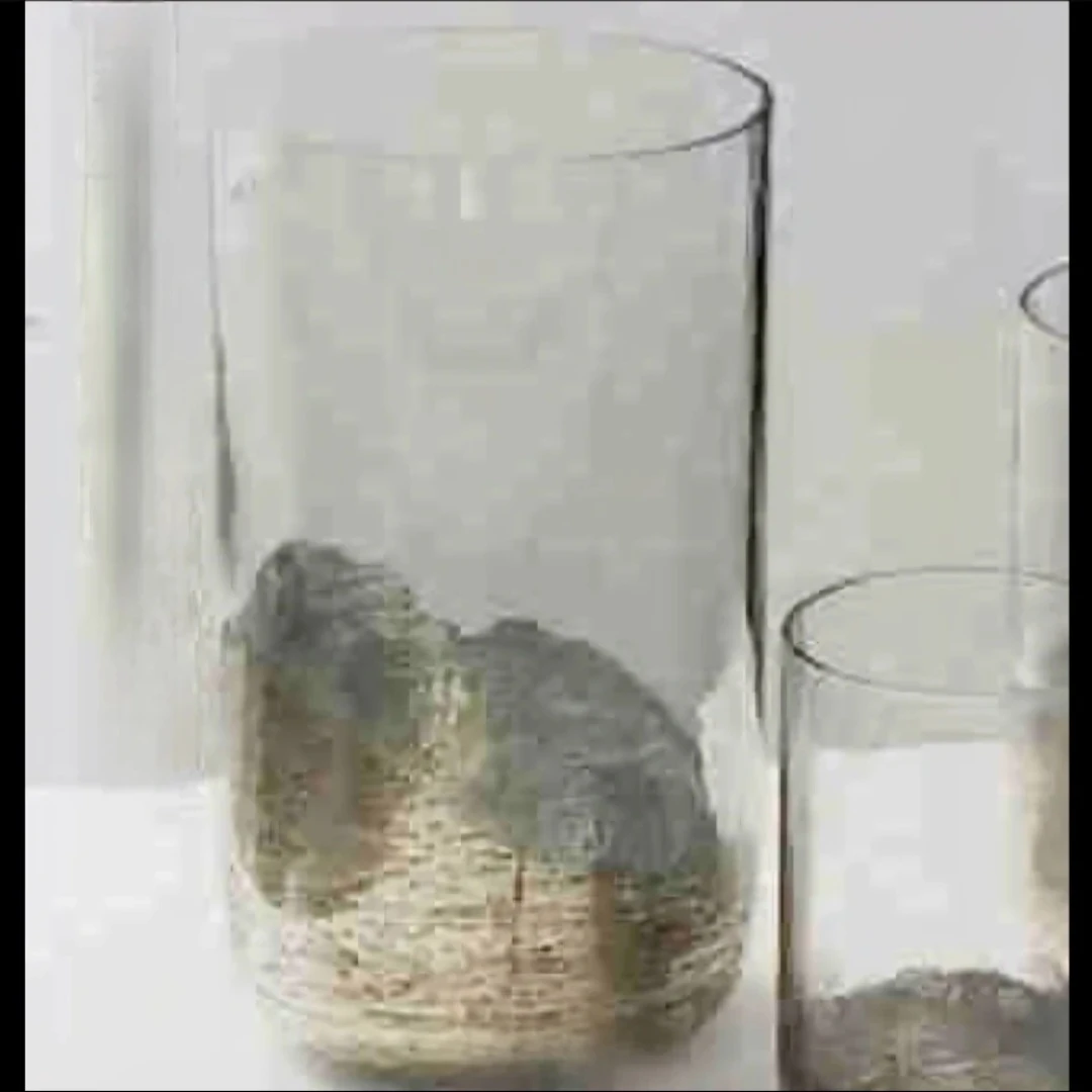 INDABA - Brand New in Box - Silver Hurricane Vases Lg & Med - photo 2
