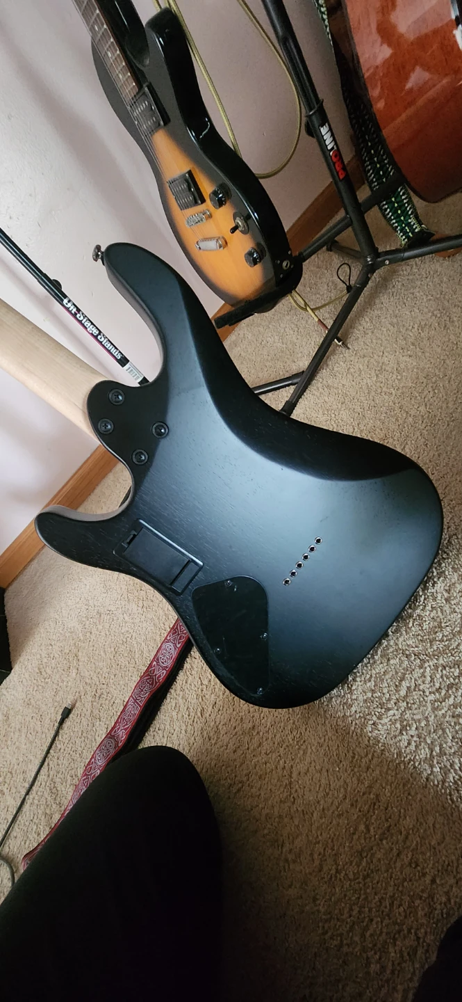 Cort Electric Guitar - Black and Red Woodgrain - photo 5