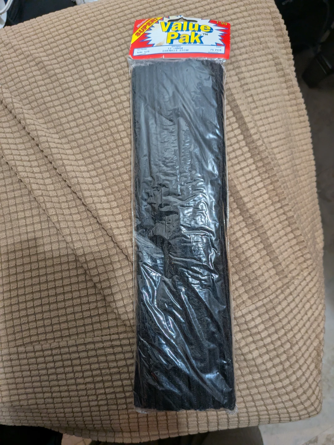 Value Pak Black Chenille Stems