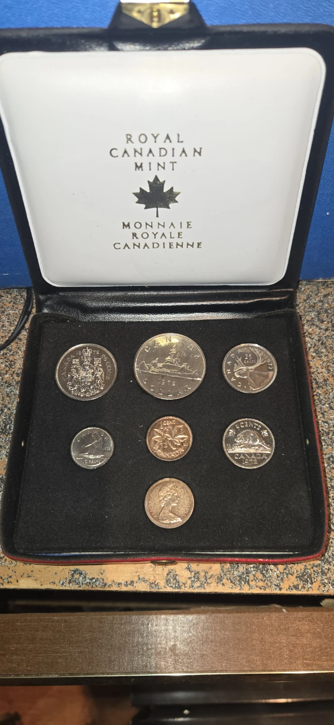 Royal Canadian Mint 1972 Coin Set