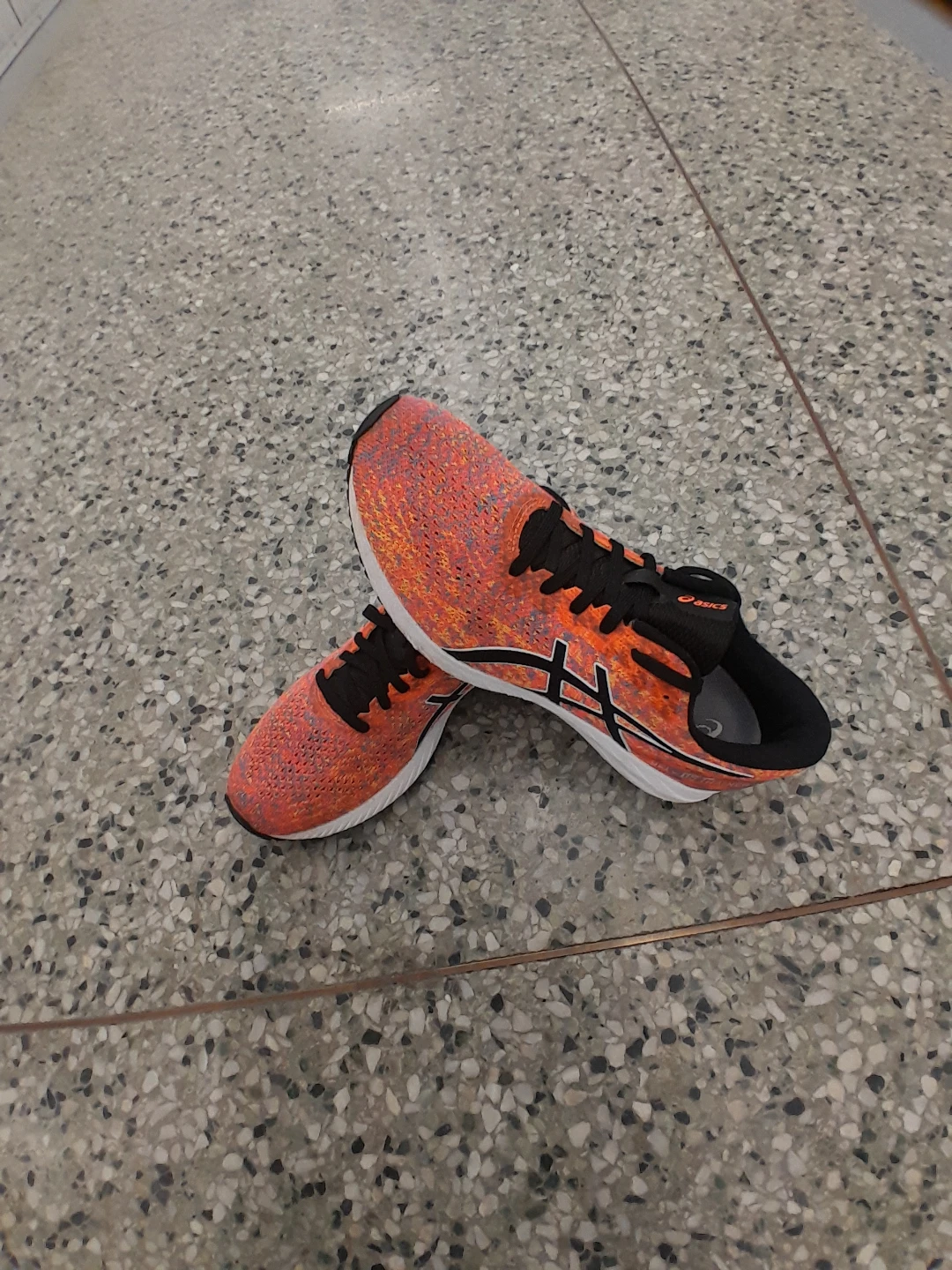 ASICS Women's Running Shoes - Orange/Black Women's Size 8