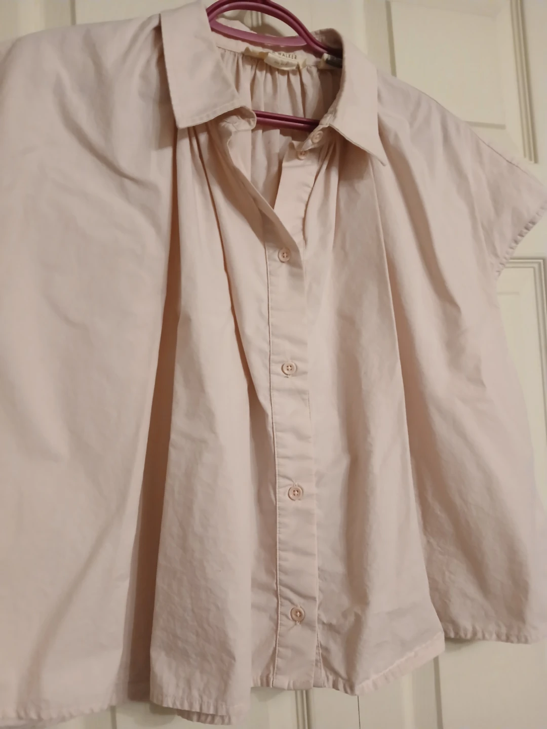 KAREN WALKER light pink sleeveless blouse, size 6 - photo 2