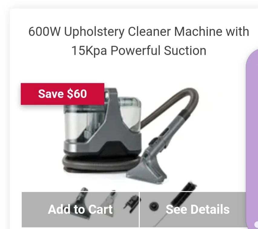 Costway 600W Upholstery Cleaner Machine
