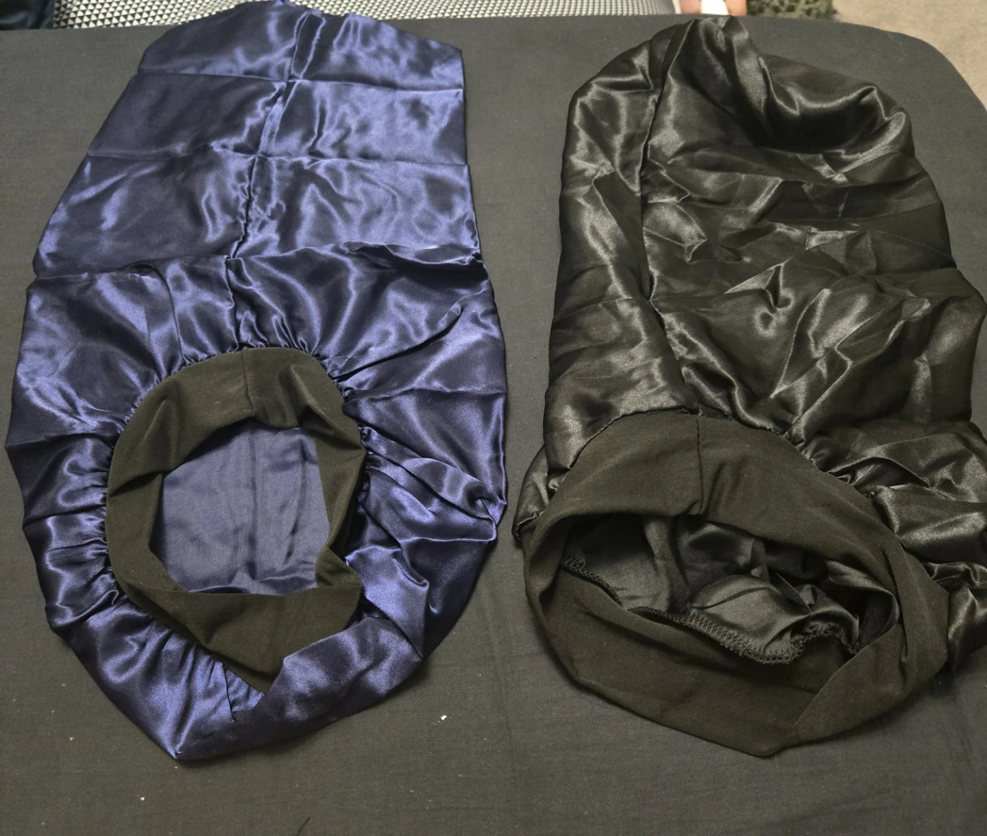 Two Silky Hair Bonnets for Long hair