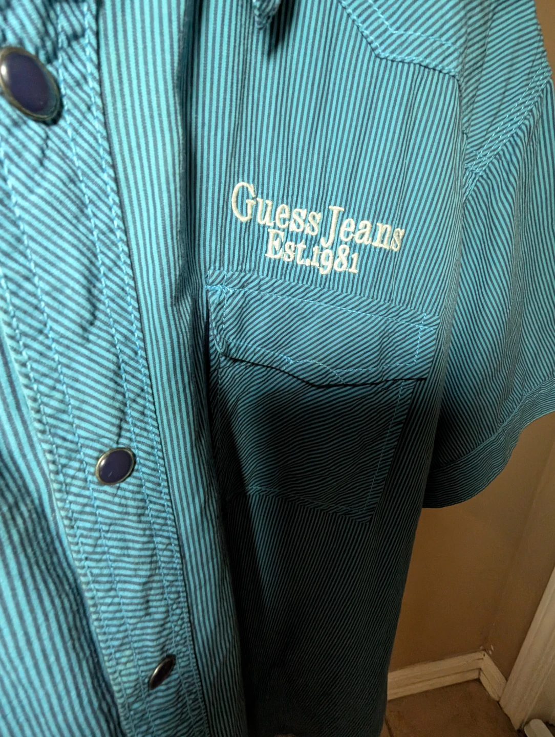 Guess Jeans Short Sleeve Button-Up Shirt XX-Large - photo 5