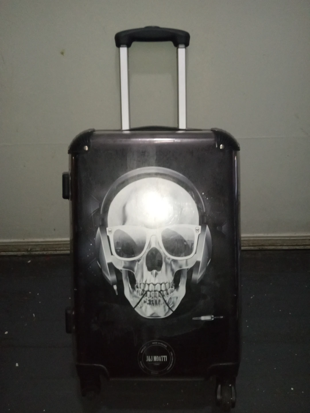 J&J MOATTI Skull Design Spinner Suitcase - photo 2