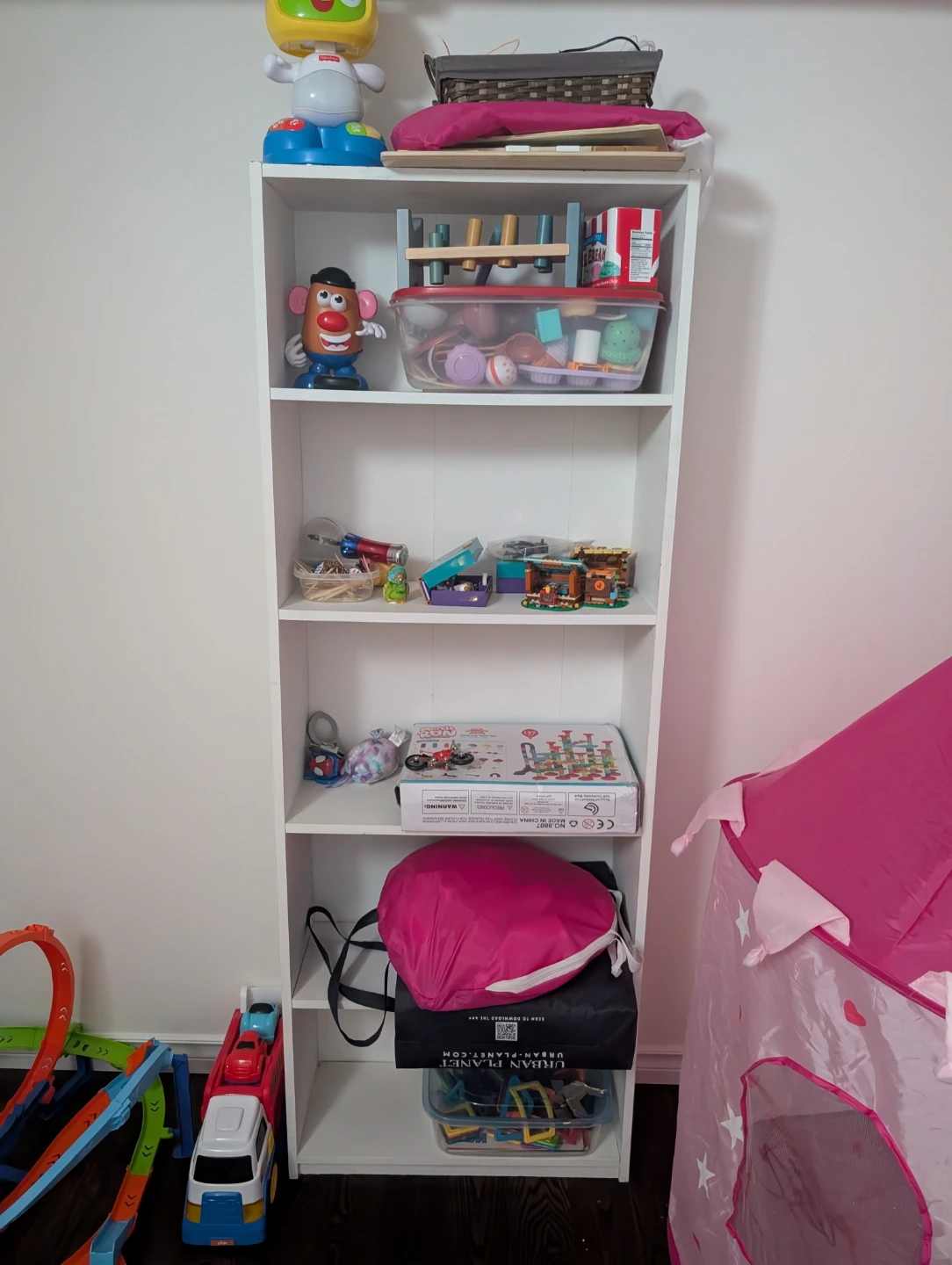 White Bookshelf