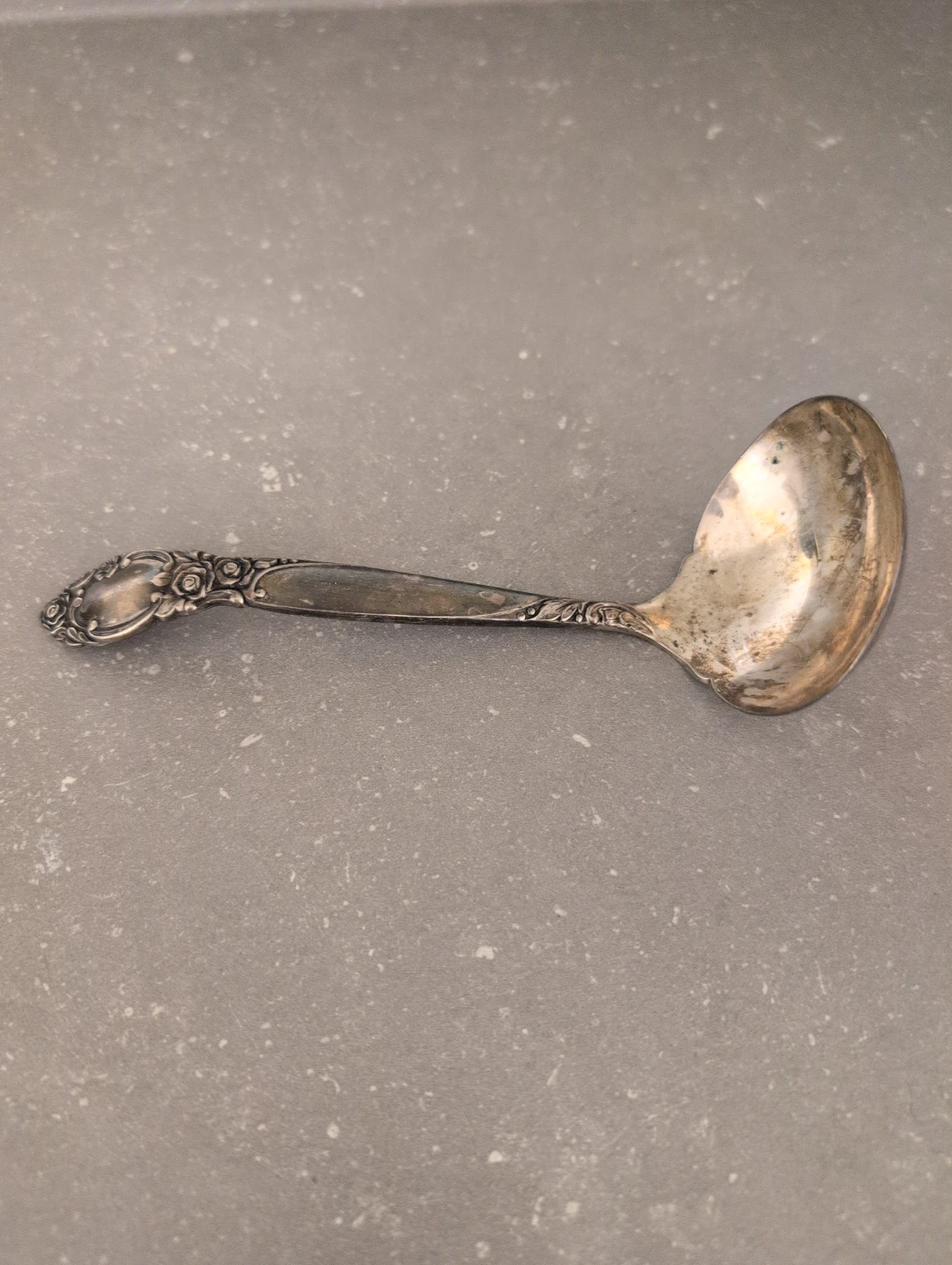 Vintage Silver Plated Serving Spoon / Ladel